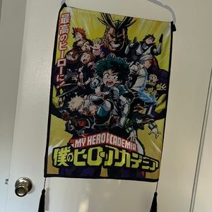 My hero academia fabric poster